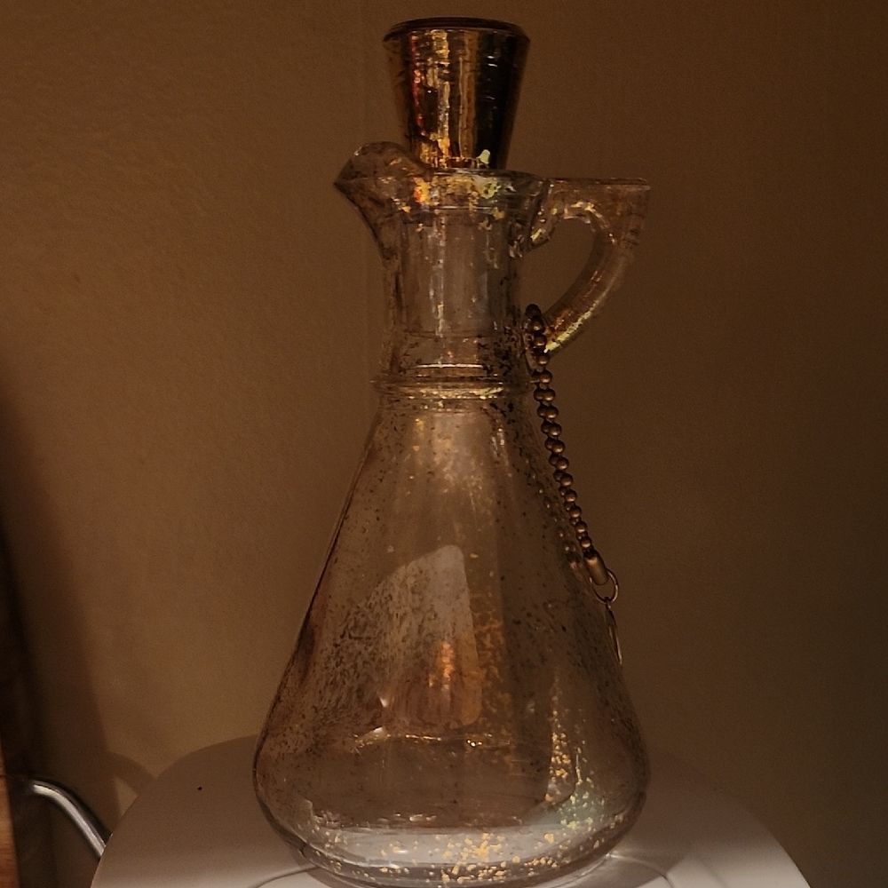 Gold Splatter Cruet